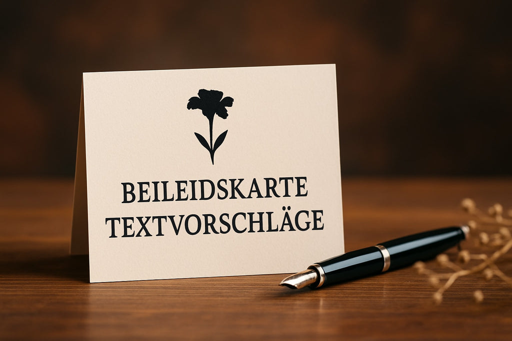 7 Inspirierende Beileidskarte Textvorschläge für 2026