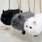 Handmade Girls Bag Plush Cat Messenger Bag