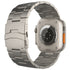 Premium Titan Armband Stellar mit Sicherheitsschließe für alle Apple Watch Serien