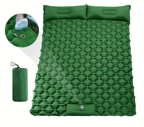 Luftmatratze für 2 Personen mit integrierter Pumpe