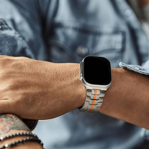 Edelstahl Armband Superhero Style für alle Apple Watch Serien