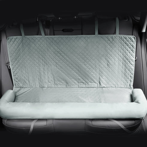 Hunde-Reisebett fürs Auto | Kratz- und Schmutzschutz