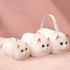 Handmade Girls Bag Plush Cat Messenger Bag
