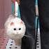 Handmade Girls Bag Plush Cat Messenger Bag