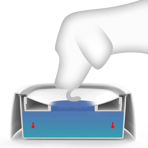 1.5L Trinknapf Für Hund Futternapf Dog Bowl Zero Splash Trinken Katzenbrunnen DE